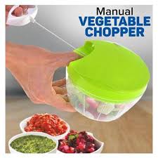 Easy Kitchen Mini Speedy Chopper Manual Hand Pull Vegetable & Meat Mini Turbo Cutter