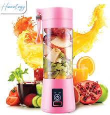 USB Chargeable Juicer Blender 6 Blades 380ml - Portable Juicer Cup & Smoothie Maker