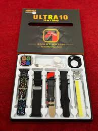 Ultra Smart Watch With 10 Straps