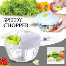 Easy Kitchen Mini Speedy Chopper Manual Hand Pull Vegetable & Meat Mini Turbo Cutter