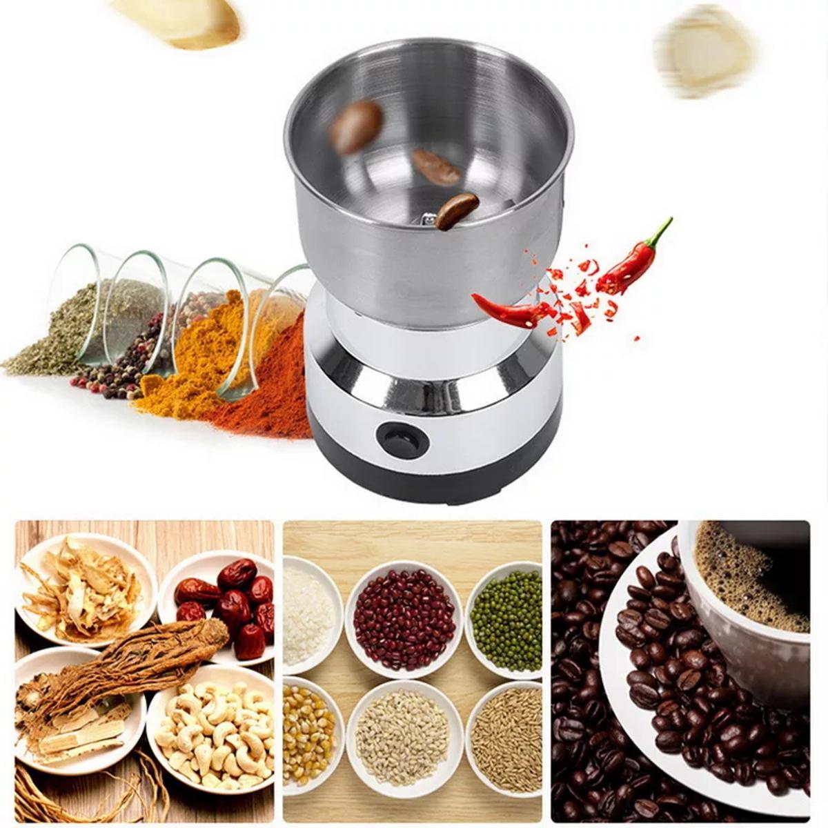 Mini Electric Grinder Stainless Steel Coffee Grinder For Coffee beans, Spices, Masala Grinder Machine 220V